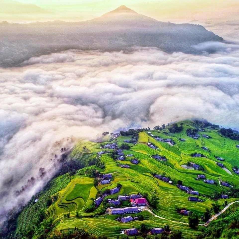 Yen Minh Thien An Motel Bagian luar foto